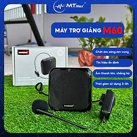 Mua Máy Trợ Giảng M60 - Âm Thanh Lớn Chống Hú- Thời Gian Sử Dụng Lên Đến 3-5 Giờ- Hỗ Trợ Kết Nối Bluetooth  USB và Thẻ Nhớ