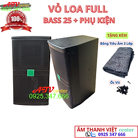 Mua Vỏ Loa Full 25 - Hàng Loại 1 - Giá 1 Đôi - Tặng Kèm Bông Tiêu Âm 3 Lớp Loại Xịn  Ốc Vít.