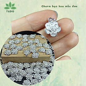 Hình ảnh Charm treo bạc 925 mix vòng đá phong thủy DY vương miện, ngôi sao, hoa sen, bông tuyết