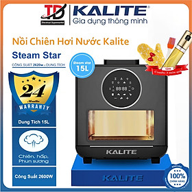 Mua Nồi Chiên Hấp Kalite Steam Star  15Lit - 2620W  Hấp Chiên 2in1  Hàng chính hãng