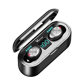 Mua Tai Nghe Bluetooth 5.0 VINETTEAM F9 V1 LED - Chống Nước - Chống ồn - Tích Hợp Micro - Tự Động Kết Nối - Nhỏ gọn - Âm Thanh 8.0 HD - Tương Thích Cao Cho Tất Cả Điện Thoại -4131- CHÍNH HÃNG