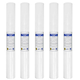 Mua Bộ 5 lõi lọc nước số 1| PP 5micron 20 inch dùng cho bộ lọc thô  máy lọc nước R.O 30-50L/h (Hàng chính hãng)
