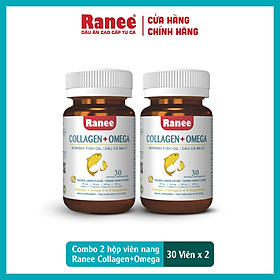 Combo 2 hộp Viên Nang Ranee Collagen + Omega