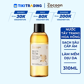 Nước tẩy trang hoa hồng Cocoon 310ml