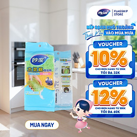 Mua Miếng rửa chén bột gỗ MyJae dễ dàng đánh bay dầu mỡ (3 miếng/gói)