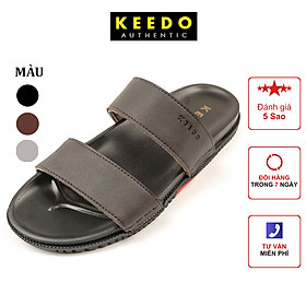 Dép Nam Hai Quai Ngang Cao Cấp KEEDO KD7725