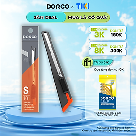DORCO S101 - Dao Rọc Giấy Hàn Quốc - Gói Gồm 1 Cây Dao Rọc Giấy