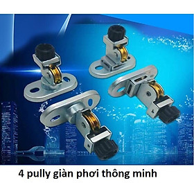 Mua Bộ 4 pully giàn phơi thông minh