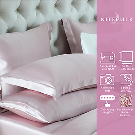 Mua Vỏ Gối Nằm - Vỏ Gối Nằm Lụa Mềm Mại - Thoáng Mát - Đa Dạng Màu Sắc - Nite9 Silk