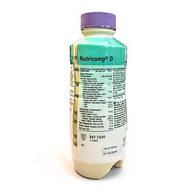 Sữa dinh dưỡng Nutricomp D 500ml (12 chai + 12 dây truyền phẩm)