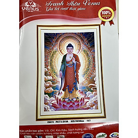 Mua Tranh thêu kín Phật a di đà vs8272  kích thước 100 x 70 cm  11ct thêu 3 sợi