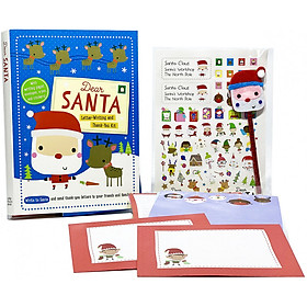 Bộ Kit viết thư cho ông già Noel - Dear Santa Letter writing & thankyou kit