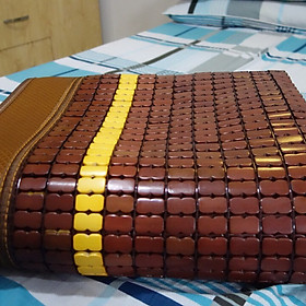 Mua Chiếu trúc hạt viền da nâu 1m8*2m