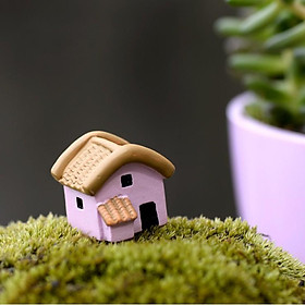 Mua Mô hình ngôi nhà mái ngói cho các bạn trang trí tiểu cảnh  terrarium  DIY