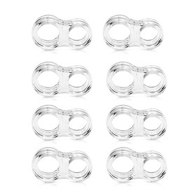 SDG Combo 8 núm Silicon chống va đập cửa nhựa PVC bảo vệ cửa chặn cửa bảo vệ nhà cửa của nhôm kính cửa sổ