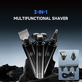 Máy cạo râu đa năng chống nước 3 trong 1 Xiaomi Enchen X8 tiêu chuẩn IPX7 kiêm tông đơ cắt tóc, tỉa lông mũi- Hàng chính hãng