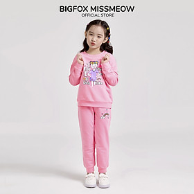 Bộ dài tay bé gái BIGFOX - MISS MEOW size đại, bộ thu đông cho bé phong cách Hàn Quốc  in ngựa unicorn SO CUTE 11 - 38 kg