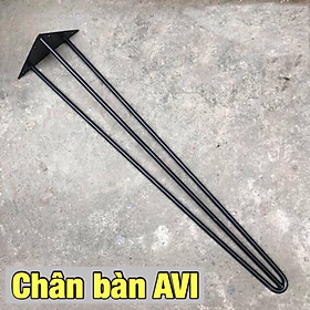 Mua Chân Bàn Hairpin Loại 3 Thanh Nan Có Tặng Kèm Vít