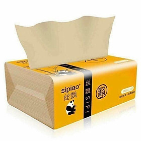 Giấy Ăn Than Tre Gấu Trúc Hoạt Tính Siêu Dai SIPIAO Cao Cấp