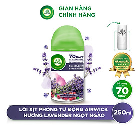 Hình ảnh Lõi máy xịt thơm phòng tự động hương Sweet Lavender AIRWICK, hương thơm dịu ngọt, say đắm, lưu hương lâu 250ml