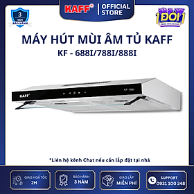 Mua Máy hút mùi âm tủ inox phối kính cảm ứng 800mm KAFF KF-888I - Hàng Chính Hãng