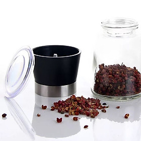 Mua Dụng cụ xay hạt tiêu cầm tay bằng thủy tinh  an toàn cho sức khỏe (6.5 x 14cm) - giao màu ngẫu nhiên