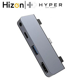 Mua Cổng Chuyển Chuyên Dụng Hyperdrive iPad Pro/Macbook/Surface 4 IN 1 HDMI 4K/30HZ USB-C HUB – HD319E Hàng Chính Hãng