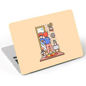 Mua Mẫu Dán Skin Trang Trí Mặt Ngoài + Lót Tay Laptop Hoạt Hình LTHH - 858