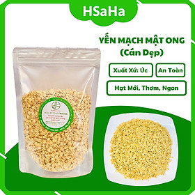 Yến Mạch Nướng Mật Ong HSaHa - Hạt Yến Mạch Nguyên Hạt Úc Cán Dẹt Sấy mật