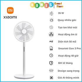 Mua Quạt Tích Điện Không Dây XIAOMI Smartmi Gen 3 Pro  Sử Dụng 40 Giờ Liên Tục 100 Tốc Độ Gió AI Thông Minh  Có Remote  Kết Nối App Công Suất 35W- Hàng Chính Hãng