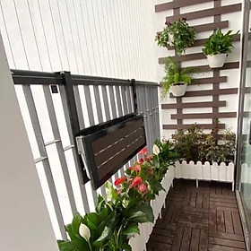 Mua Bàn bar ban công khung sơn tĩnh điện  mặt composite