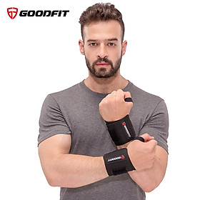 Băng quấn trợ lực khớp cổ tay tập gym, tập boxing GoodFit co giãn 4 chiều, khóa dán chắc chăn GF301W