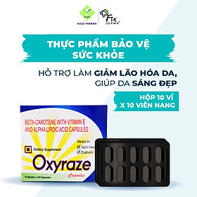 Thực phẩm chức năng OXYRAZE Hỗ trợ chống lão hóa, đẹp da