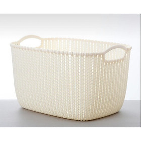 Mua giỏ đựng đồ  giả mây Hàn Quốc ( nhiều kích thước ) - màu ngẫu nhiên