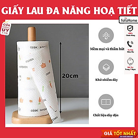 Cuộn Khăn Giấy Đa Năng Lau Bếp, Lau Tay, Cuộn Giấy Đa Năng Có Thể Tái Sử Dụng