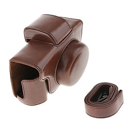 Camera Bag Protective Case Protector Cover for Olympus EM10II ( Coffee )