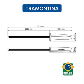 Mua Mài Dao Có Rãnh Tramontina Profissional 25cm - TRAC24640/080
