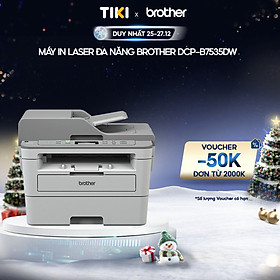 Máy In Lazer Đa Năng Trắng Đen Brother DCP-B7535DW (Print, Copy, Scan, Duplex) - Hàng Chính Hãng
