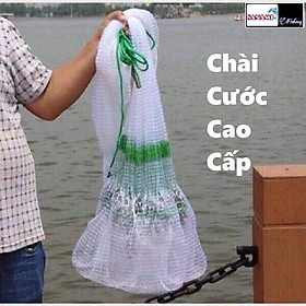 Chài Bắt Cá Nhập Khẩu Thái Lan LU06 Mắt Mau Chân Xích Chân Chì Chất Liệu Cước Cao Cấp Siêu Bền