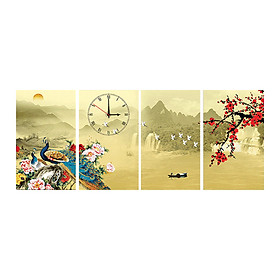 TRANH ĐỒNG HỒ PHƯỢNG HOÀNG TDH40