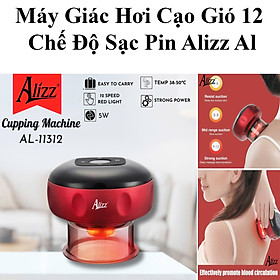 Mua Máy Giác Hơi Cạo Gió Sạc Pin Alizz Al-11312 12 Chế Độ Tiện Lợi Dễ Sử Dụng