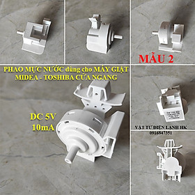 Mua Phao máy giặt - Van áp lực nước dùng cho MG MIDEA TOSHIBA lồng ngang màu trắng - cảm biến mức nước MEDIA TÔ cửa trước - Mẫu 2