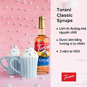 Siro Pha Chế Vị Bánh Cupcake Torani Classic Cupcake Syrup 750ml Mỹ