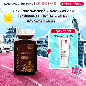 Viên Uống Sắc Ngọc Khang ++ chống lão hóa da, giảm nám, tàn nhang cao cấp (Hộp 60 Viên)