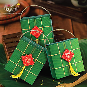 Hộp Quà Tết Xanh IKACHI | BÁNH CHƯNG - BÌNH AN | Quà Tết Ý Nghĩa 2026