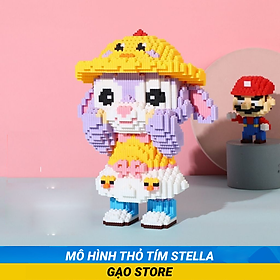 Bộ Mô Hình Đồ Chơi Lắp Ráp Xếp Hình 3D Nhân Vật Thỏ Stella