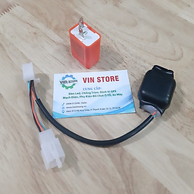 Mạch Hazard đèn ƯU TIÊN tích hợp xi nhan dành cho xe YAMAHA + chớp điện tử 12V