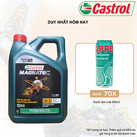 Nhớt ô tô, nhớt tổng hợp CASTROL MAGNATEC 5W30 4Lit