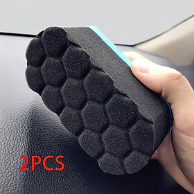 2 Pieces Car Wash Sponge Kitchen Auto Care Wax Foam Polishing Cleaning Set Cleaning Sponge