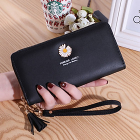 Ví cầm tay nữ thời trang hoa Daisy cao cấp siêu bền FV4